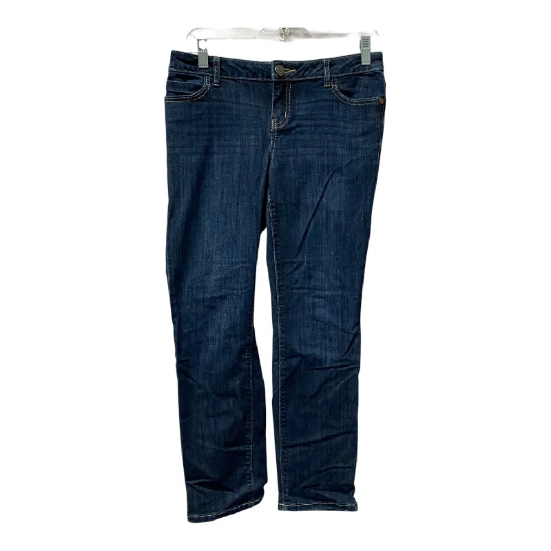 New Products Jeans Straight By Simply Vera In Blue Denim, Size:6P
