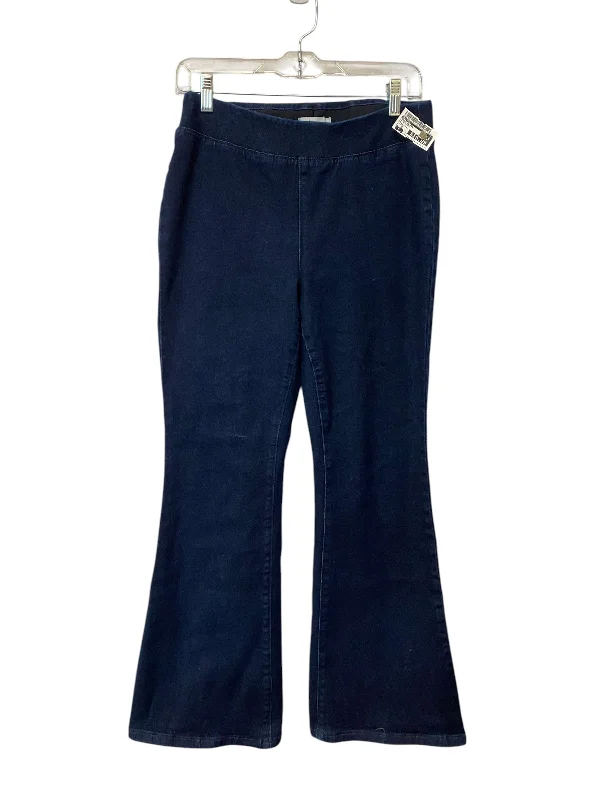 Cozy Outerwear Jeans Flared By Maurices In Blue Denim, Size: M
