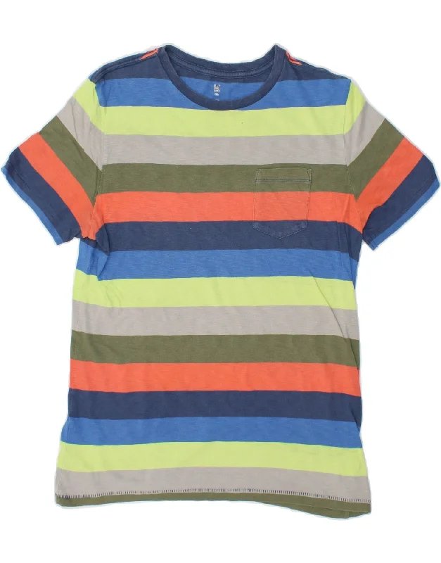 Stylish Comfort GAP Boys T-Shirt Top 12-13 Years 2XL  Multicoloured Striped Cotton