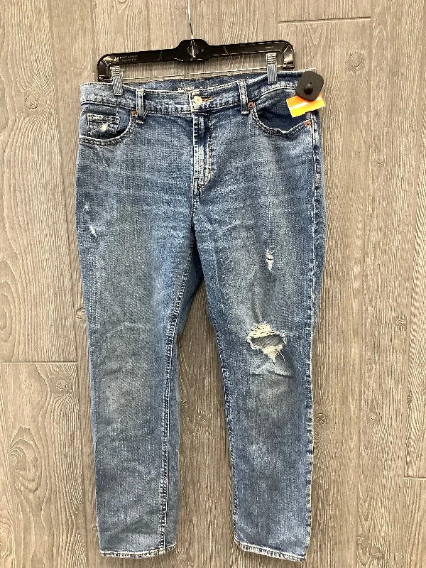 Casual And Versatile Jeans Boyfriend By Old Navy In Blue, Size: 10