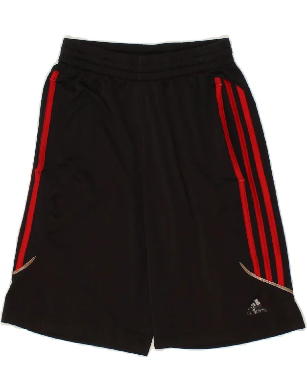 Fashion Elements ADIDAS Boys Climacool Sport Shorts 9-10 Years Black Polyester