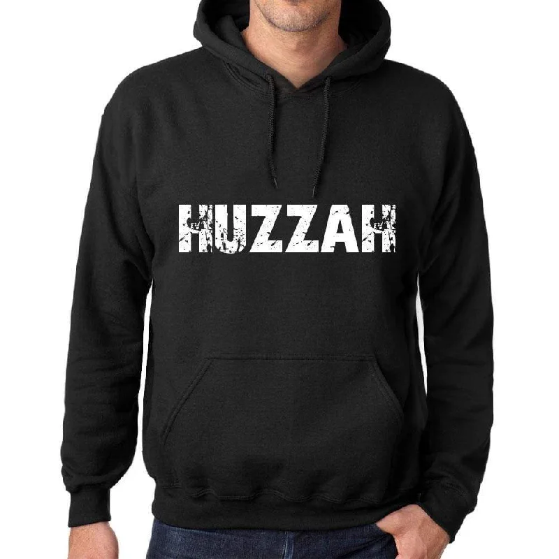Youthful Men's Women's Unisex Printed Graphic Cotton Hoodie Soft Heavyweight Hooded Sweatshirt Pullover Popular Words HUZZAH Deep Black Youthful Men's Women's Unisex Printed Graphic Cotton Hoodie Soft Heavyweight Hooded Sweatshirt Pullover Popular Words HUZZAH Deep Black