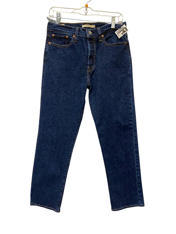 Cozy Chic Jeans Straight By Levis In Blue Denim, Size: 8