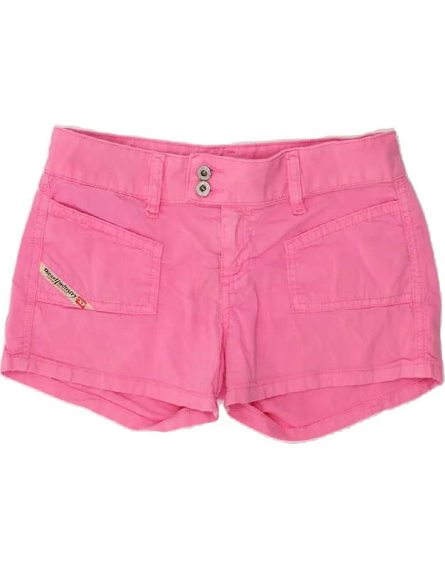 Cozy Shirts DIESEL Girls Casual Shorts 13-14 Years W26  Pink Cotton