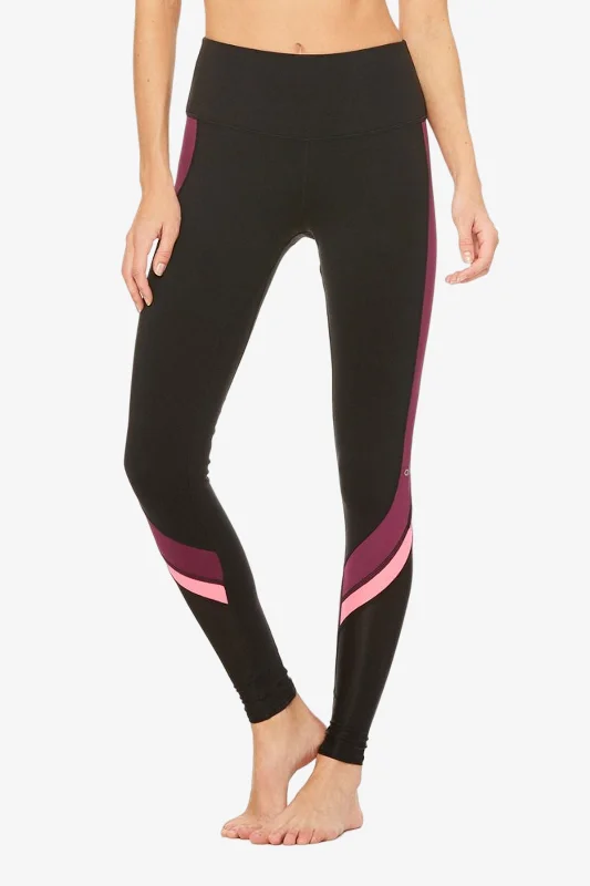 Street Charm Elevate Legging - Black/Juneberry Gls/H Pnk/Blk