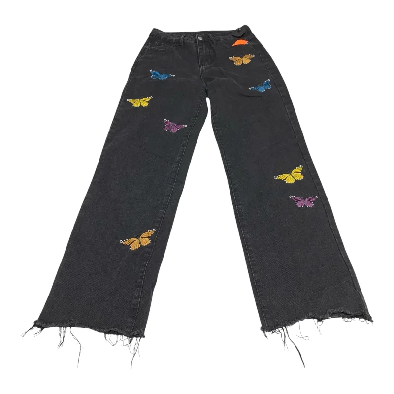 All-Day Style Jeans Straight By Shein In Black, Size: S