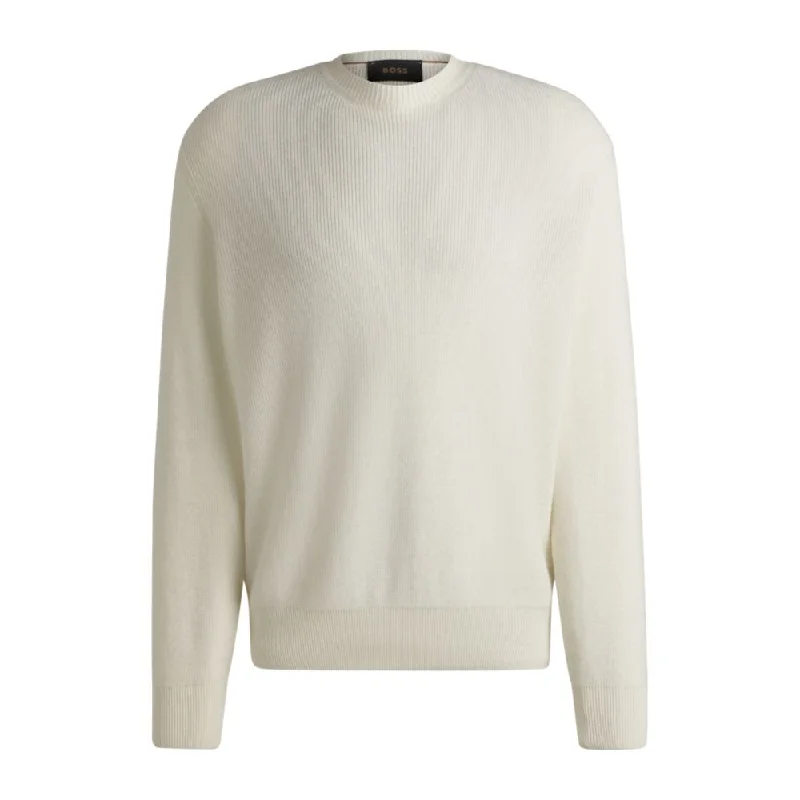 Cozy Outfit Regular-fit sweater in linen and cashmere