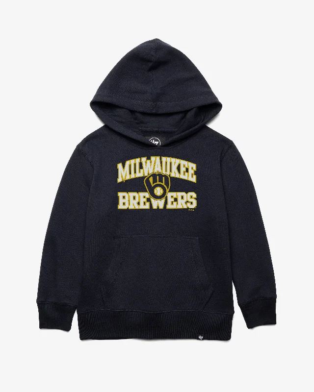 Personalized Wear MILWAUKEE BREWERS VELOCITY '47 HEADLINE HOOD KIDS