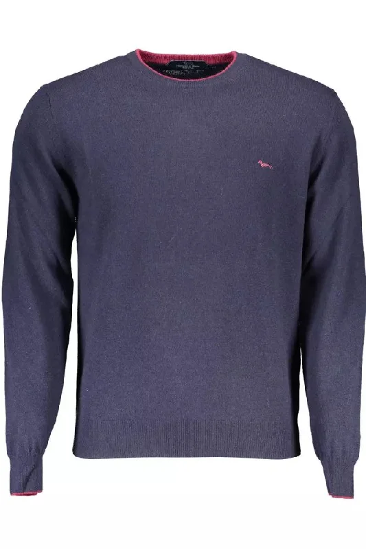 Eye-catching Personality Harmont & Blaine Elegant  Contrast Detail Men's Sweater