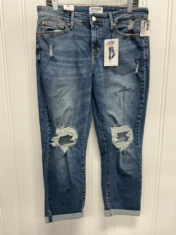 Exquisite Tailoring Jeans Boyfriend By Denizen By Levis In Blue Denim, Size: 14