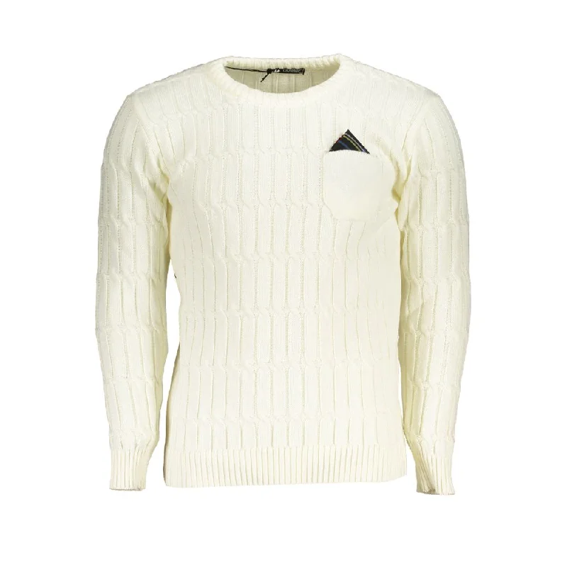 Double-sided Wear U.S. Grand Polo Elegant Twisted Crew Neck Sweater in Men's