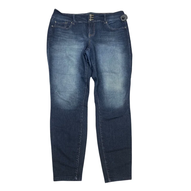 Casual Chic Outfits Jeans Jeggings By Torrid In Blue Denim, Size: 20