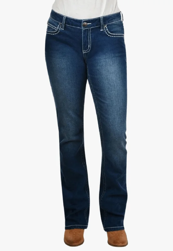High-quality Fabrics Wrangler Womens Rock 47 Natasha Jean - 34 Leg