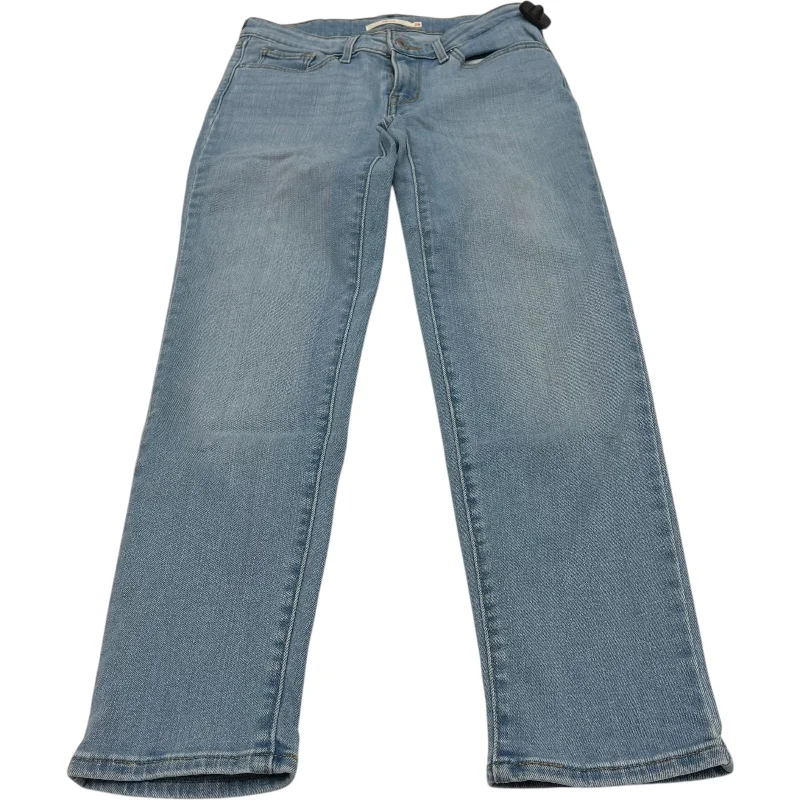 Cozy Outfit Jeans Skinny By Levis In Blue Denim, Size: 6