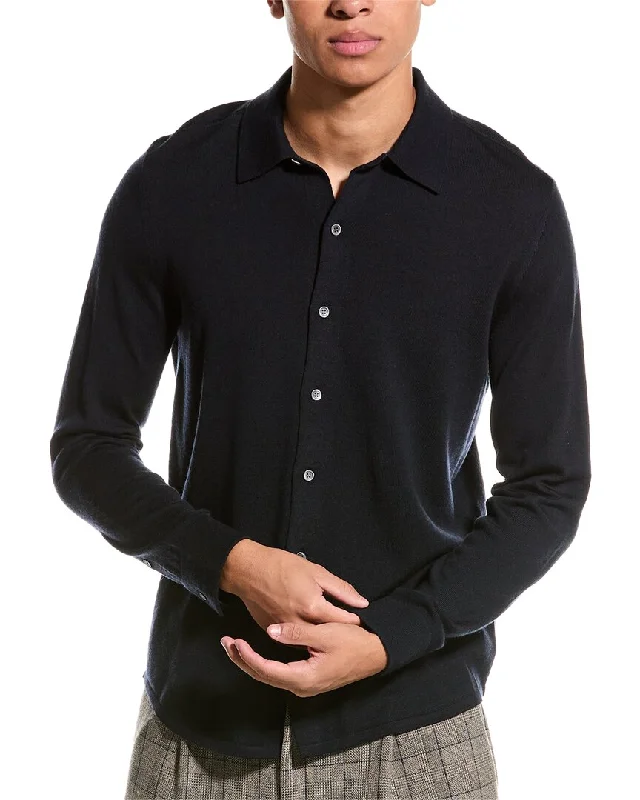 Classic Series Theory Lorean Wool-Blend Shirt