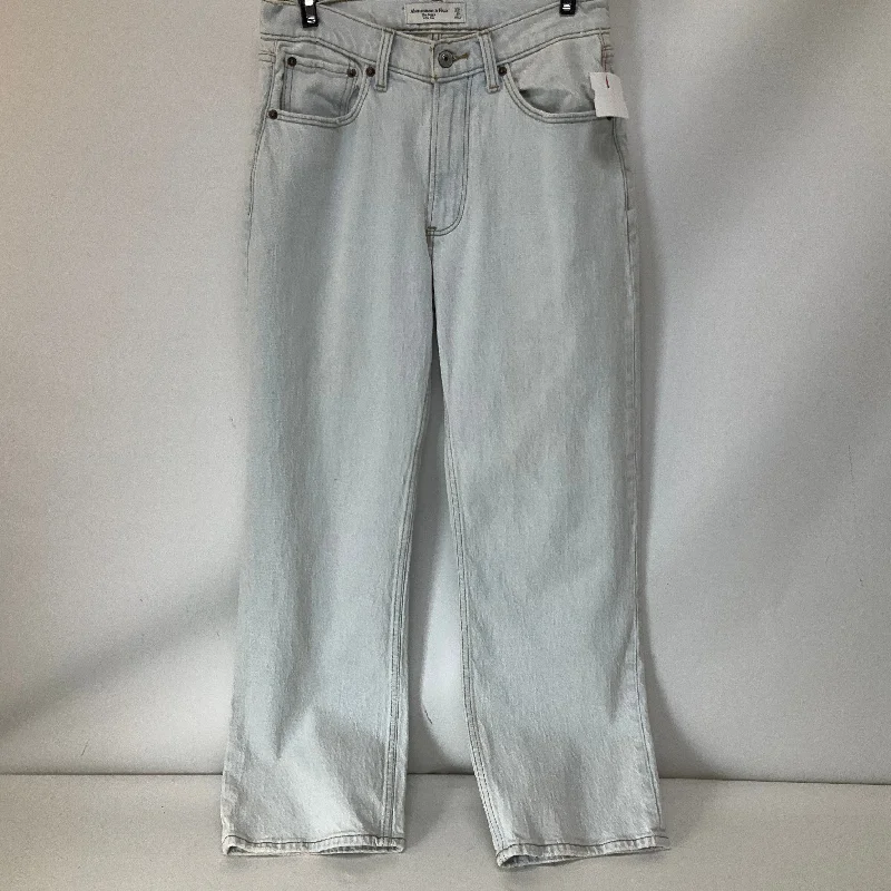Personalized Wear Jeans Boyfriend By Abercrombie And Fitch In Blue Denim, Size: 2