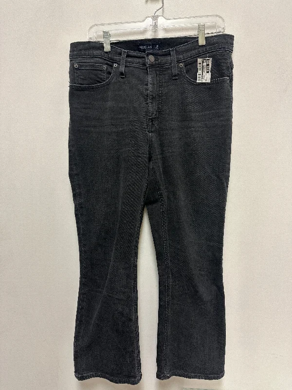 Warm Chic Jeans Boot Cut By J. Crew In Grey Denim, Size: 10