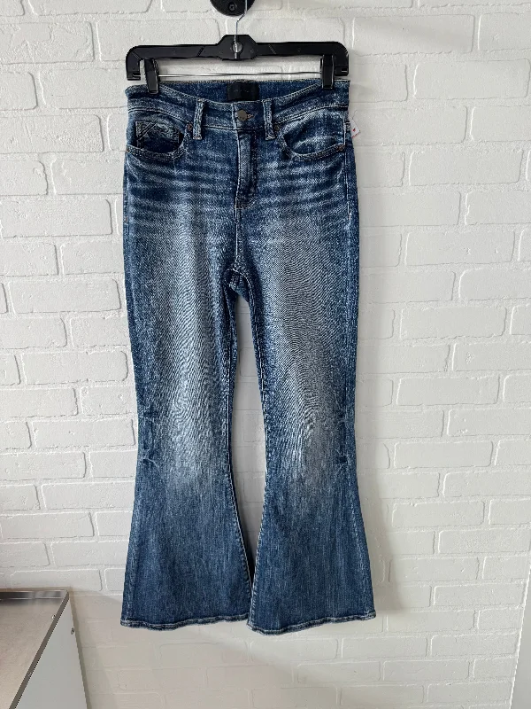 Simple Matching Jeans Flared By Buckle Black In Blue Denim, Size: 2