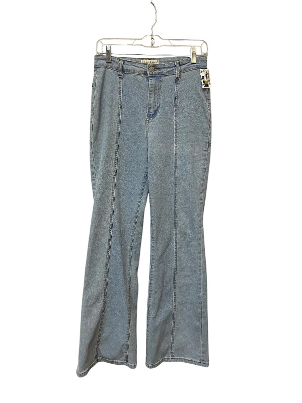 Casual Wear Jeans Flared By Harper In Blue Denim, Size: 2