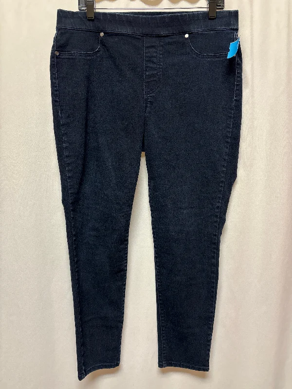 Luxe Comfort Jeans Skinny By New Directions In Blue, Size: 14