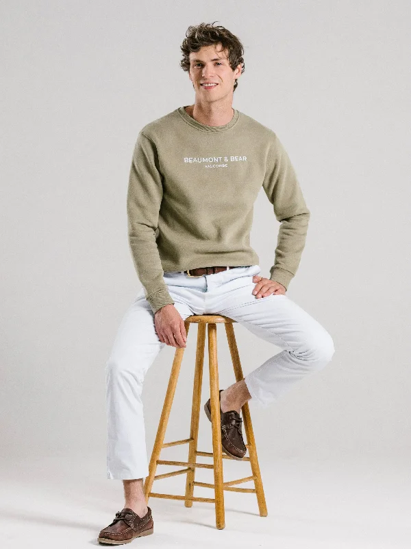 Cozy Layers Woodleigh Unisex Sweatshirt - Olive