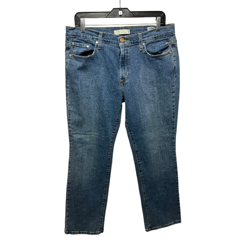 Easy Style Jeans Straight By Levis In Blue Denim, Size: 12p