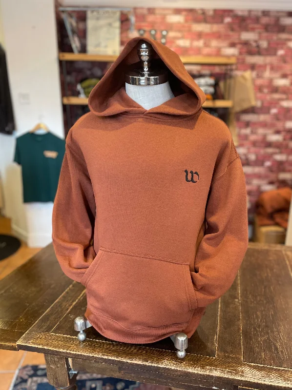 Goddess Style Winstons - Relaxed Hoodie - Burnt Orange