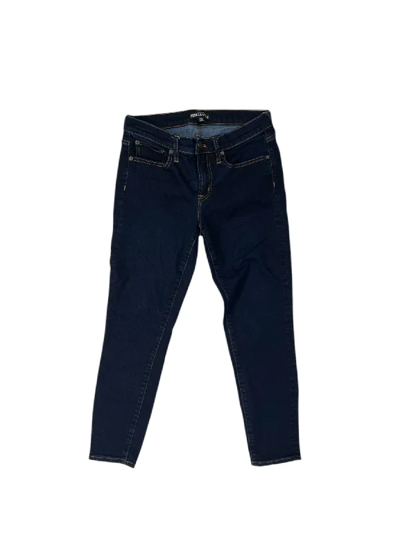 Elegant Style Jeans Skinny By J. Crew In Blue Denim, Size: 28