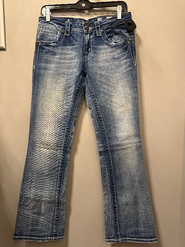 Comfortable Outfits Jeans Boot Cut By Miss Me In Blue Denim, Size: 6