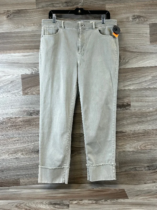 Lively And Youthful Jeans Straight By J. Jill In Green, Size: 12