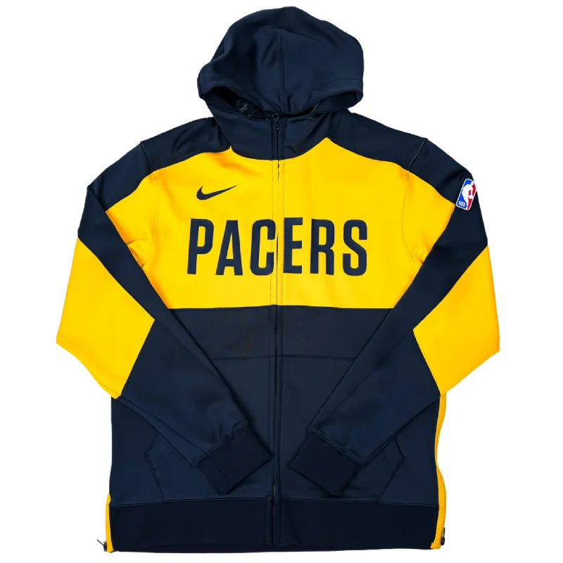 Comfortable Jeans Adult Indiana Pacers 24-25' Authentic Showtime Full-Zip Hooded Jacket in Navy by Nike