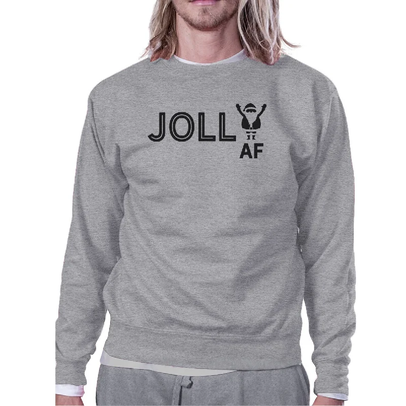 New Products Jolly Af Grey Sweatshirt