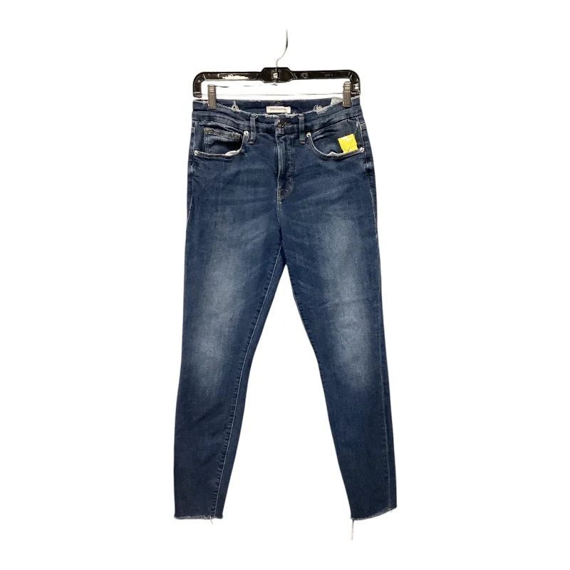 Simple Style Jeans Skinny By Good American In Blue Denim, Size: 6