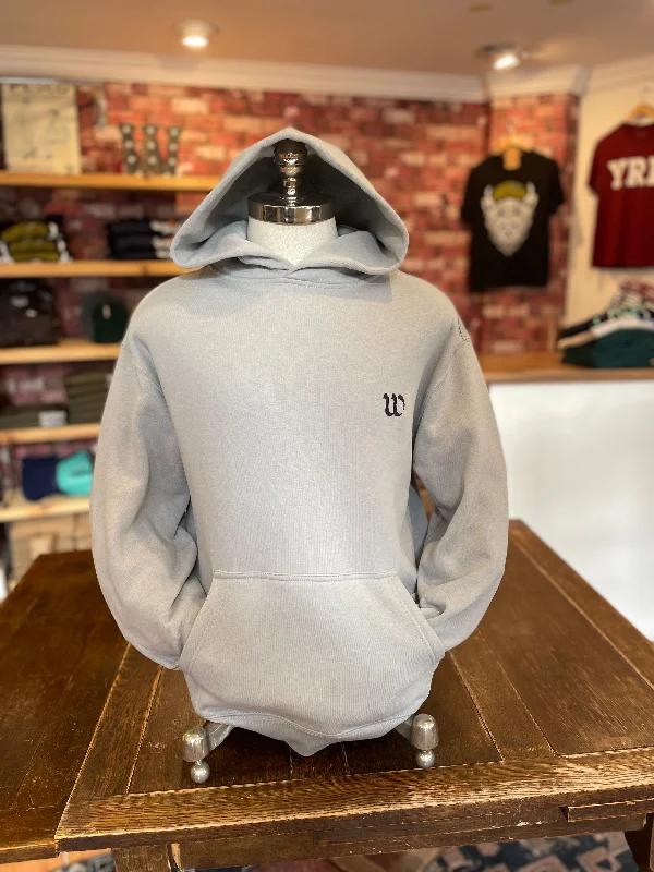 Editorial Design Winstons - Relaxed Hoodie - Light Grey
