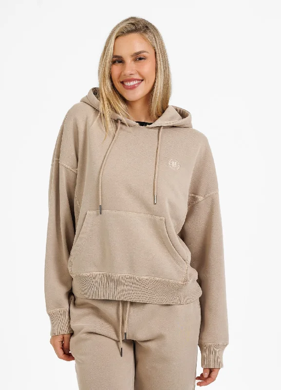 Cool Breeze At Night Frauen Hoodie Manzanita - Sand