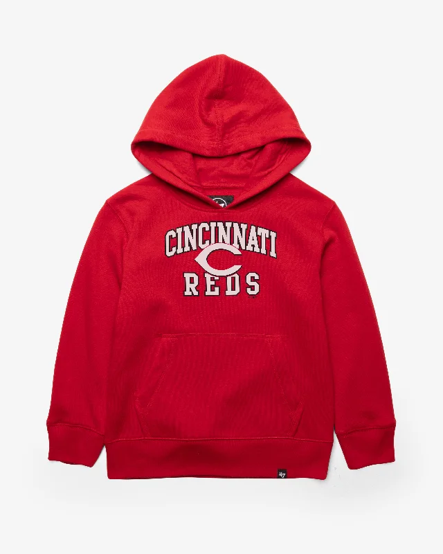Trendy And Casual CINCINNATI REDS VELOCITY '47 HEADLINE HOOD KIDS
