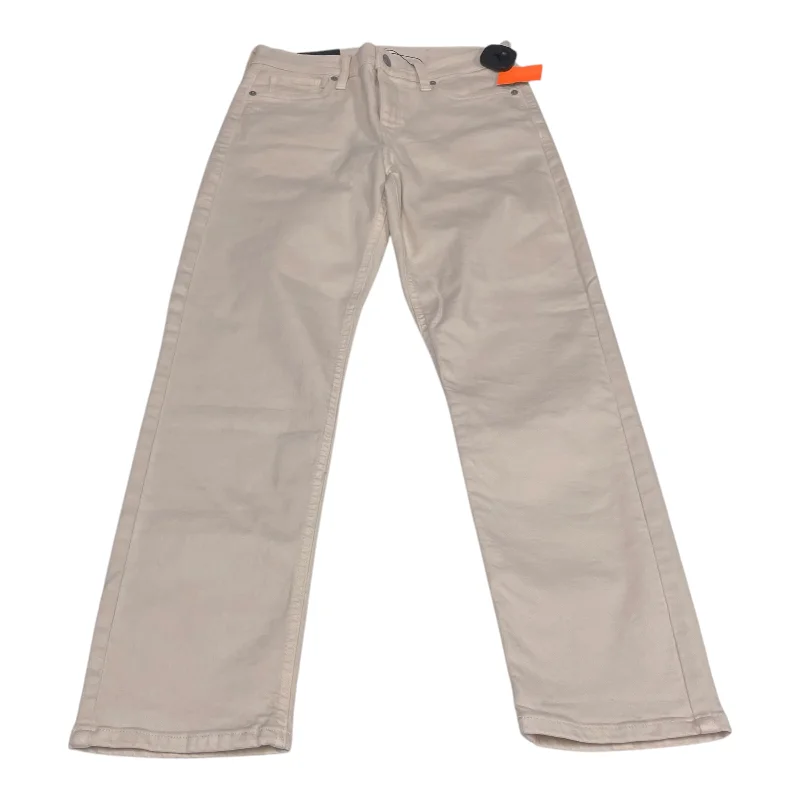 New Autumn And Winter Styles Jeans Skinny By Banana Republic In Cream Denim, Size: 4