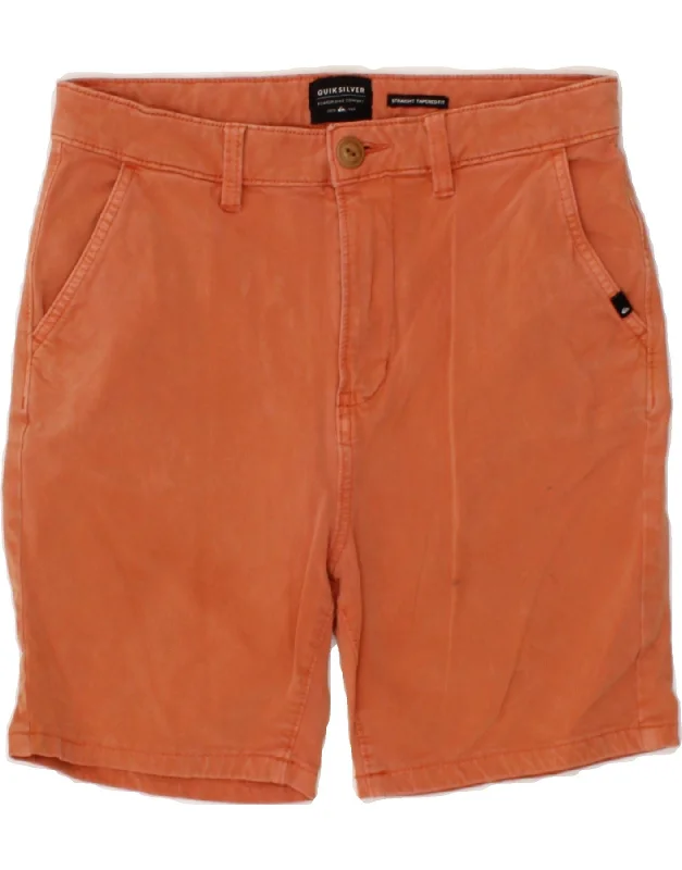 Goddess Outfit QUIKSILVER Boys Chino Shorts 15-16 Years W28  Orange Cotton