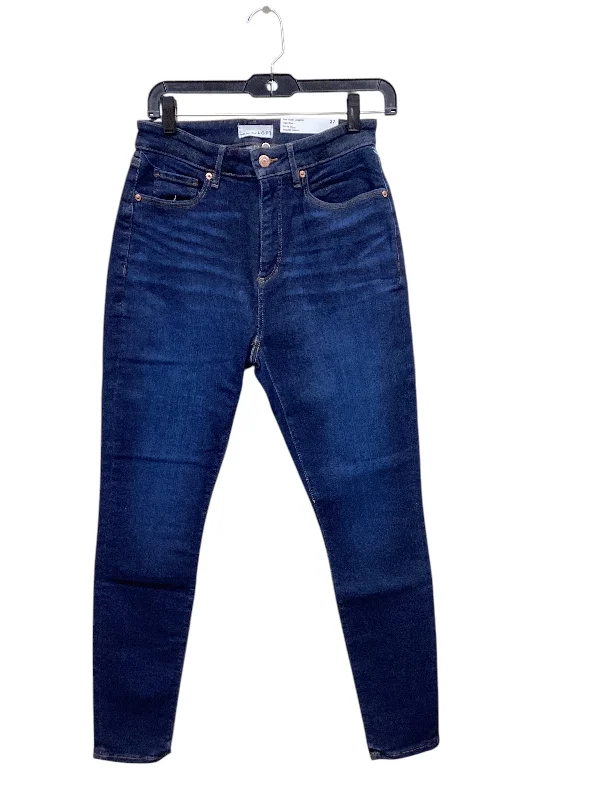 Daily Comfort Jeans Skinny By Loft In Blue Denim, Size: 0
