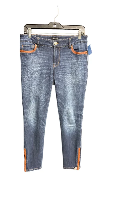 Modern Comfort Wear Jeans Skinny By White House Black Market In Blue Denim, Size: 4