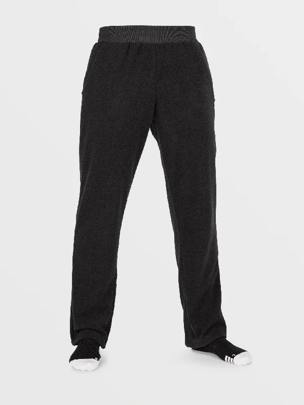 Celebrity Style Womens Polar Fleece Pants - Black