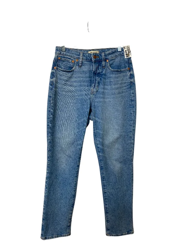 Celebrity Must-have Jeans Straight By Madewell In Blue Denim, Size: 28