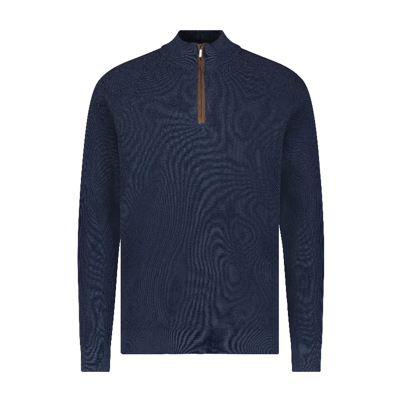 Versatile Casuals Waffle Weave Quarter Zip