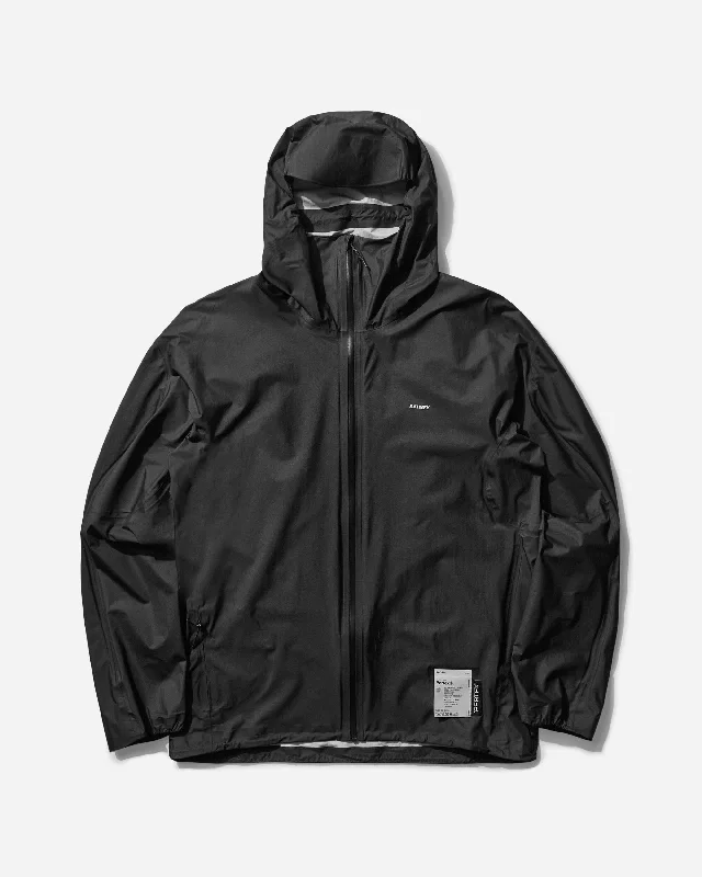 Fashionable Items Men's Pertex 3L Fly Rain Jacket Black