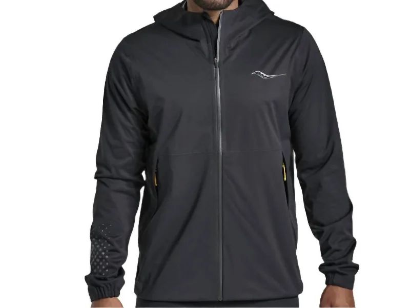 Stylish Comfort Men's Boulder Drizzle Jacket In Black