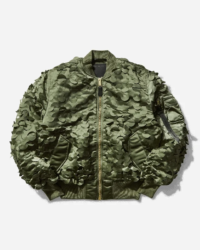 Fresh Wear Men's UV MA-1 ULCANS Flight Jacket Sage Green