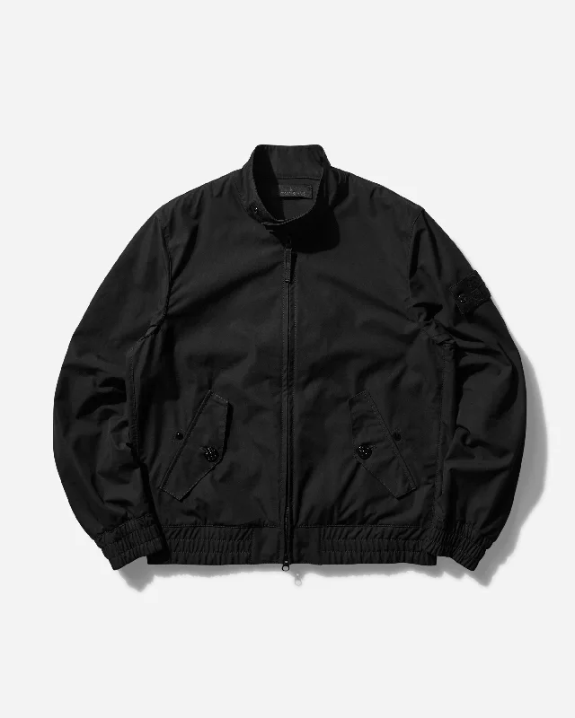 Smart Comfort Men's Ghost Piece Weatherproof Cotton Canvas Jacket Black