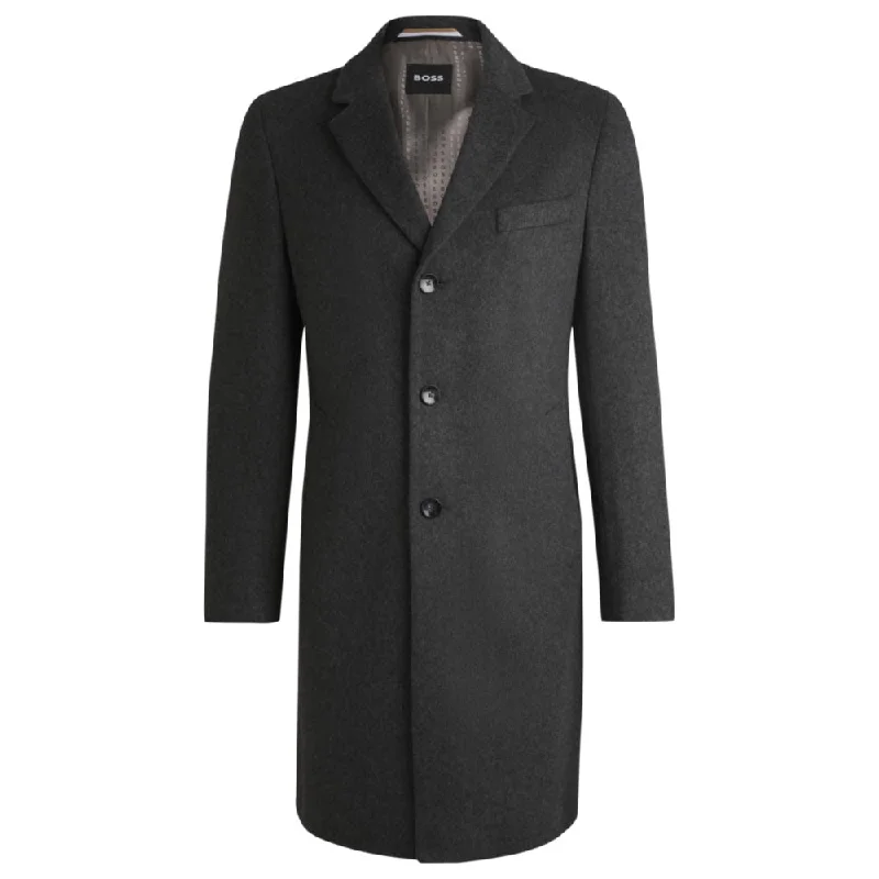 Fashion And Simplicity Slim-fit coat in wool and cashmere
