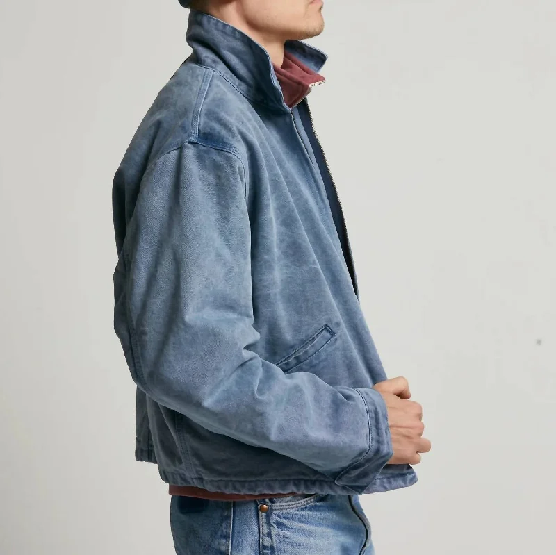 Daily Comfort Men's Milo Zip Jacket In Petrol