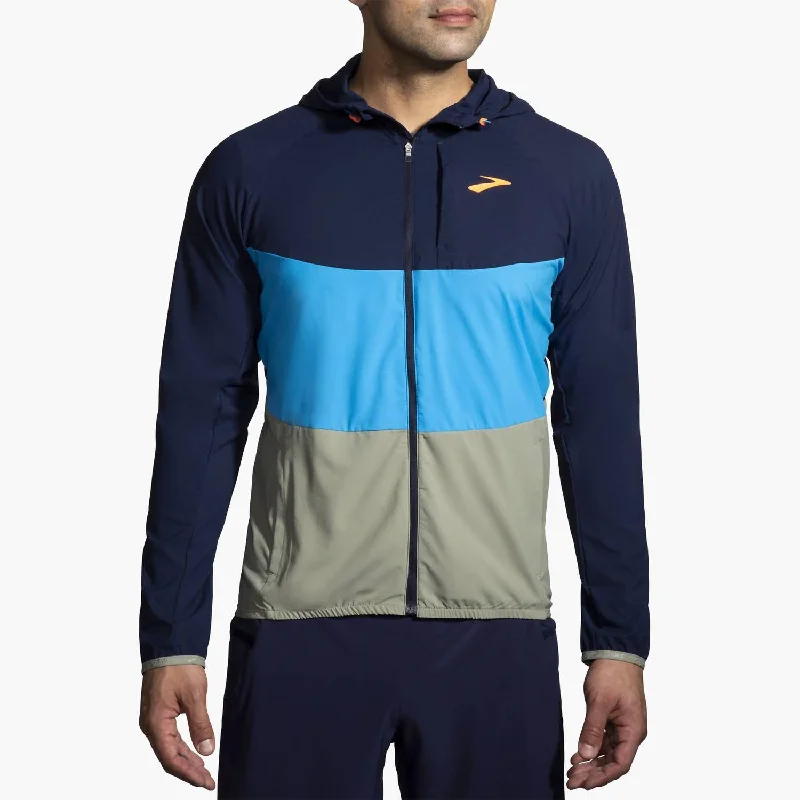 Weekend Style Men's Canopy Jacket In Navy/spring Break/pebble